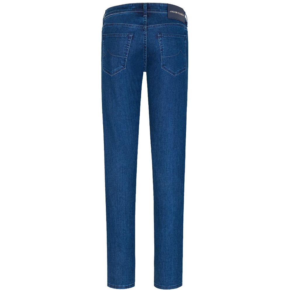 Jacob Cohen Blue Cotton Jeans & Pant