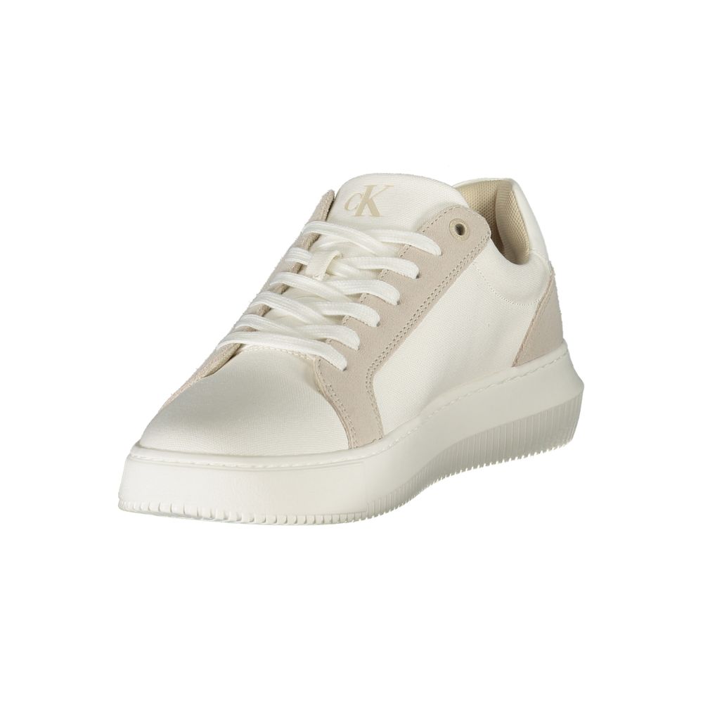 Calvin Klein White Leather Men Sneaker