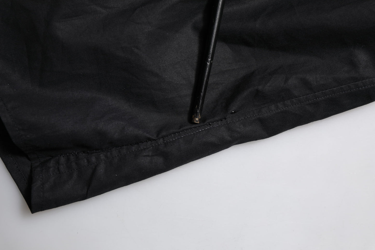 Dolce & Gabbana Black Cotton GOLD Long Sleeves Dress Shirt