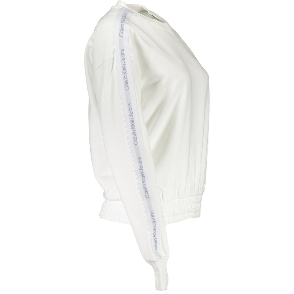 Calvin Klein White Cotton Sweatshirt