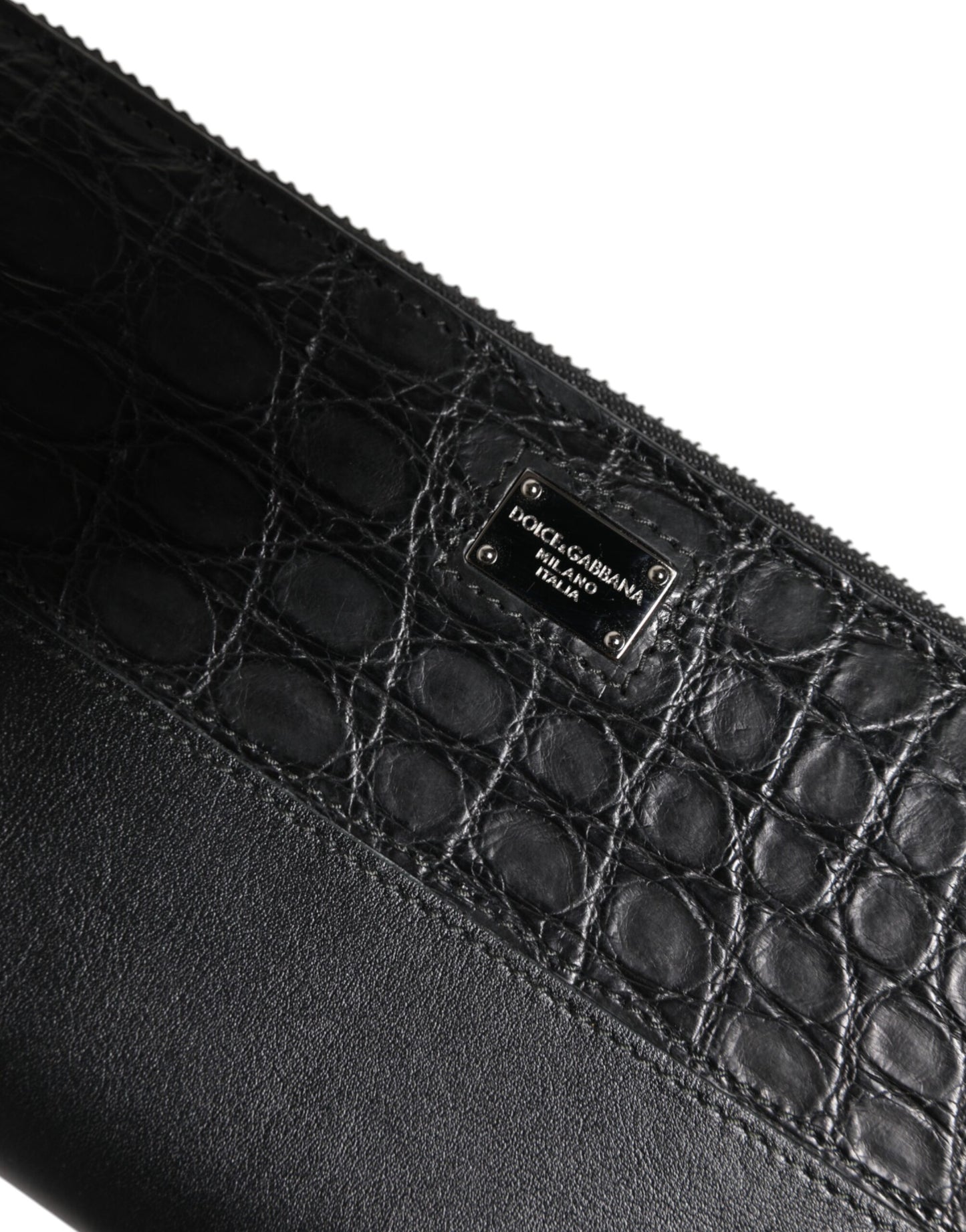 Dolce & Gabbana Exquisite Green Ostrich Leather Continental Wallet