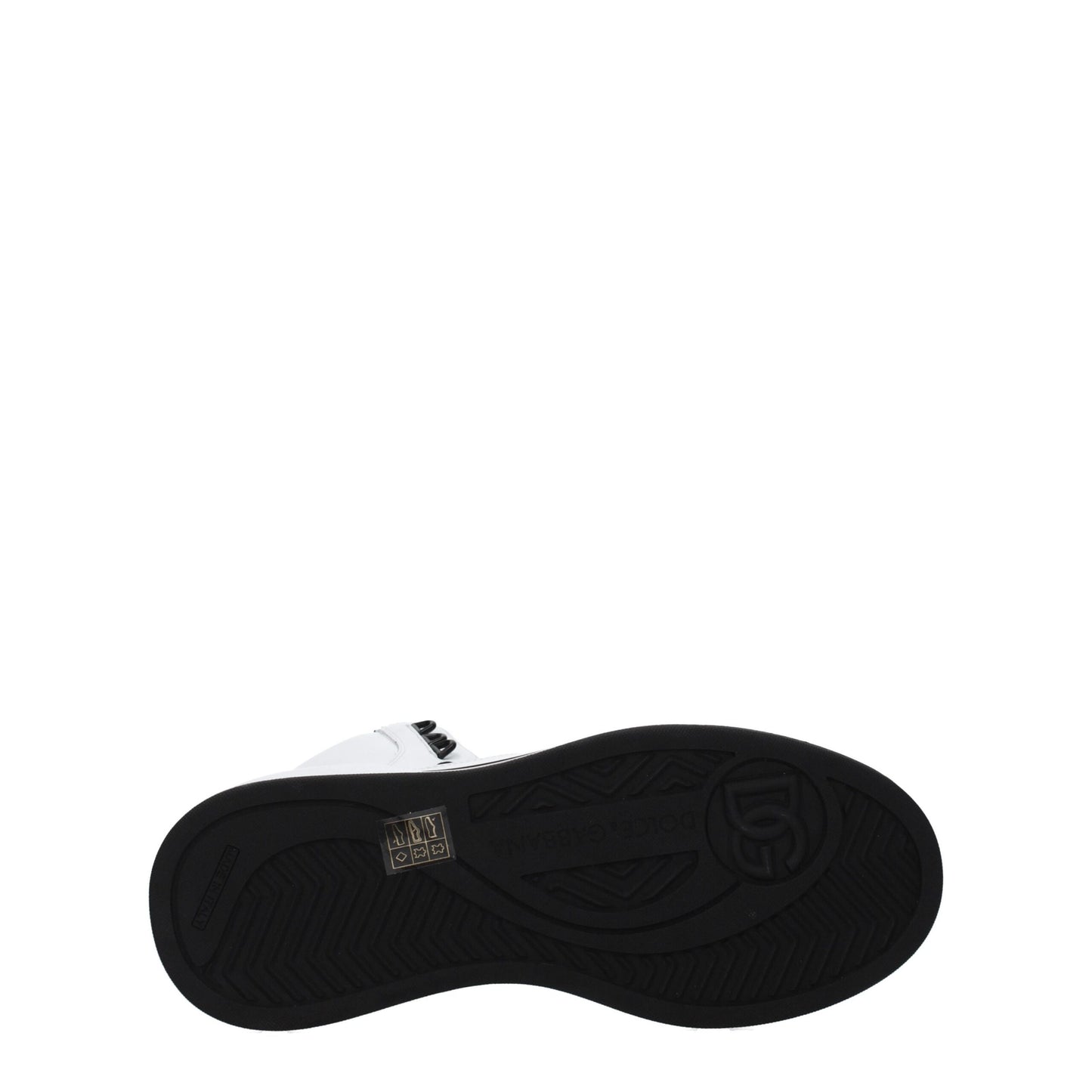 Dolce & Gabbana White Leather Sneakers