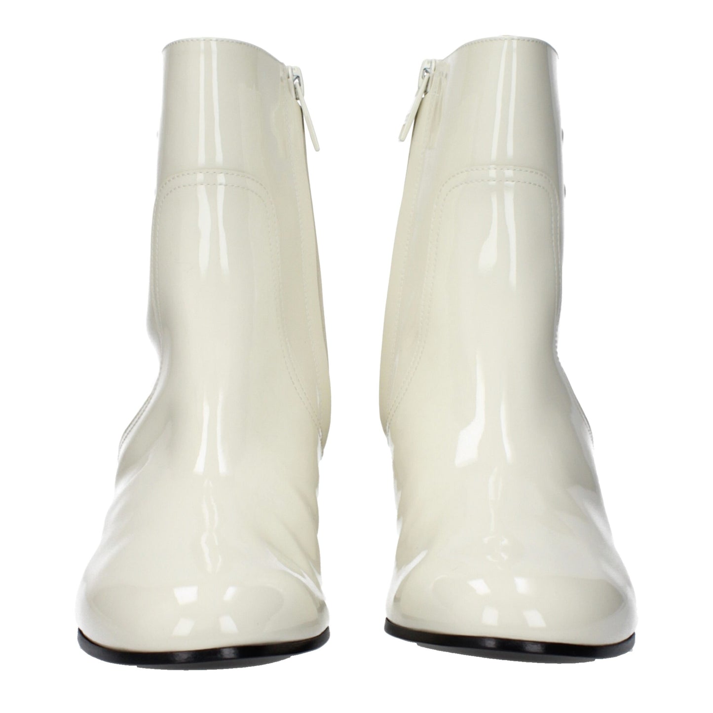 Celine Beige Leather Ankle