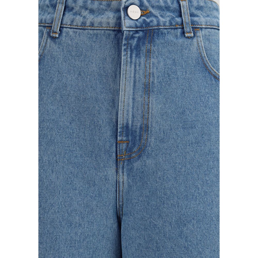 Rohe Blue Cotton Relaxed Fit Jeans (Copy)