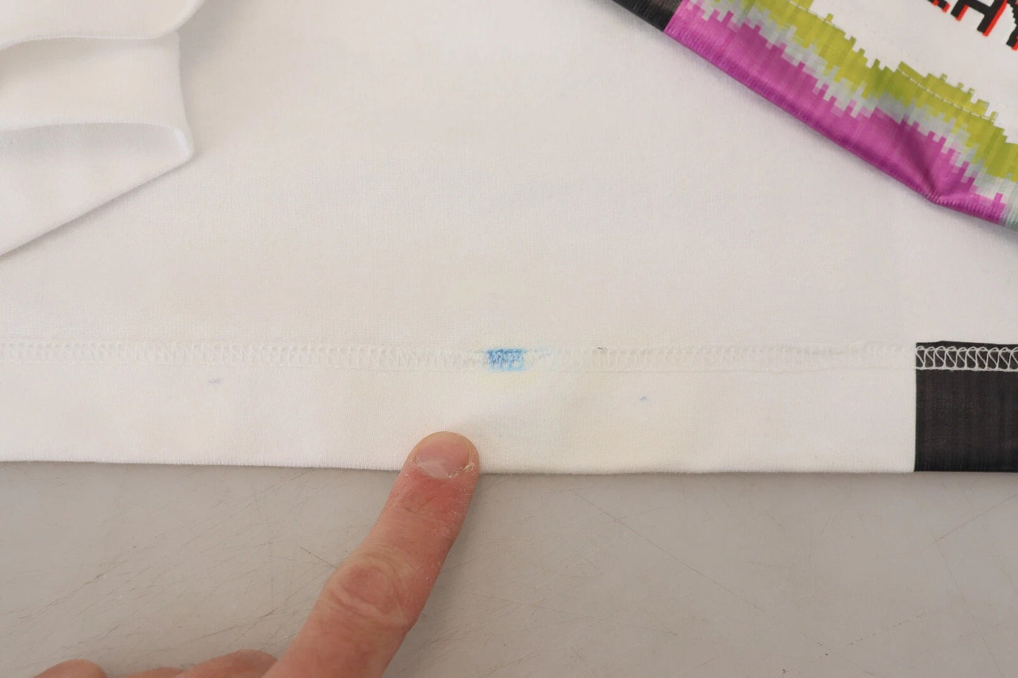 Dolce & Gabbana Multicolor Print Blouse Cotton Tank TV Print T-shirt