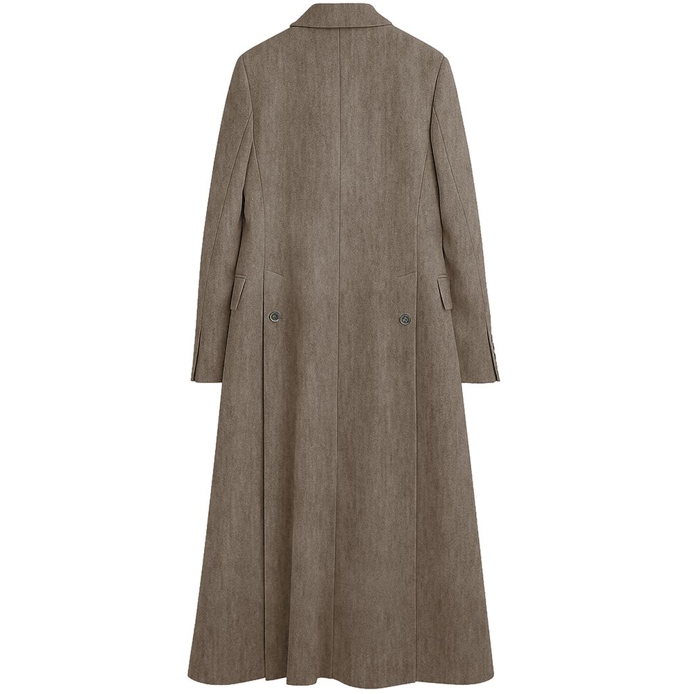Made in Italy Brown Wool Jackets & Coat
