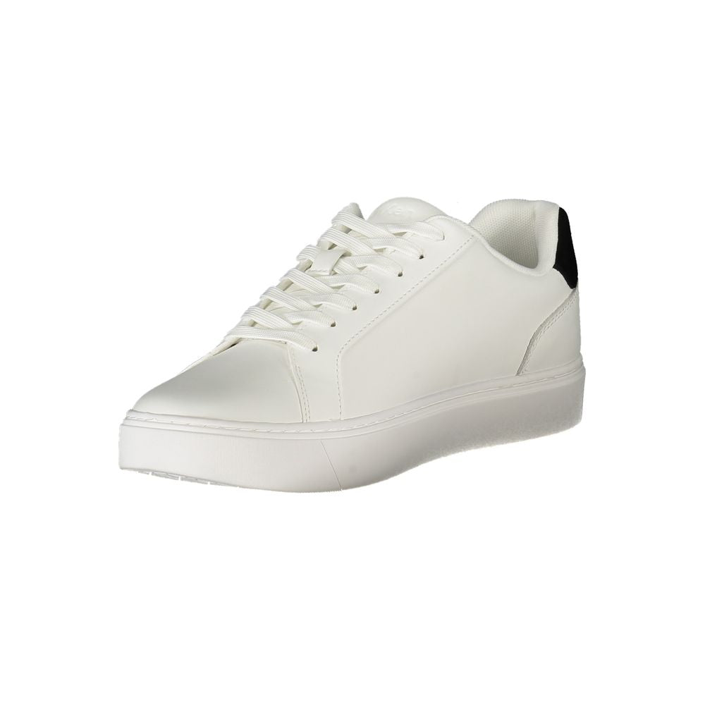 Calvin Klein White Polyester Sneaker