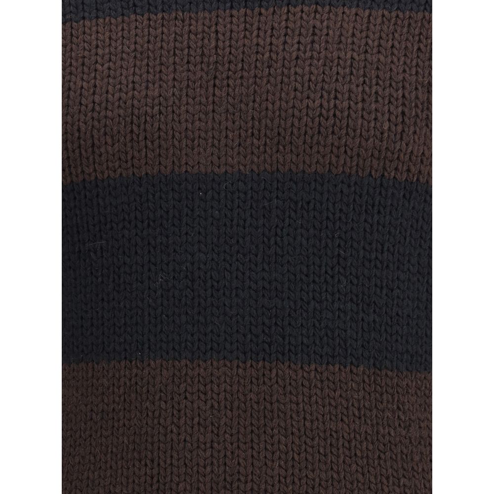 Dolce & Gabbana Striped Wool-Blend Turtleneck