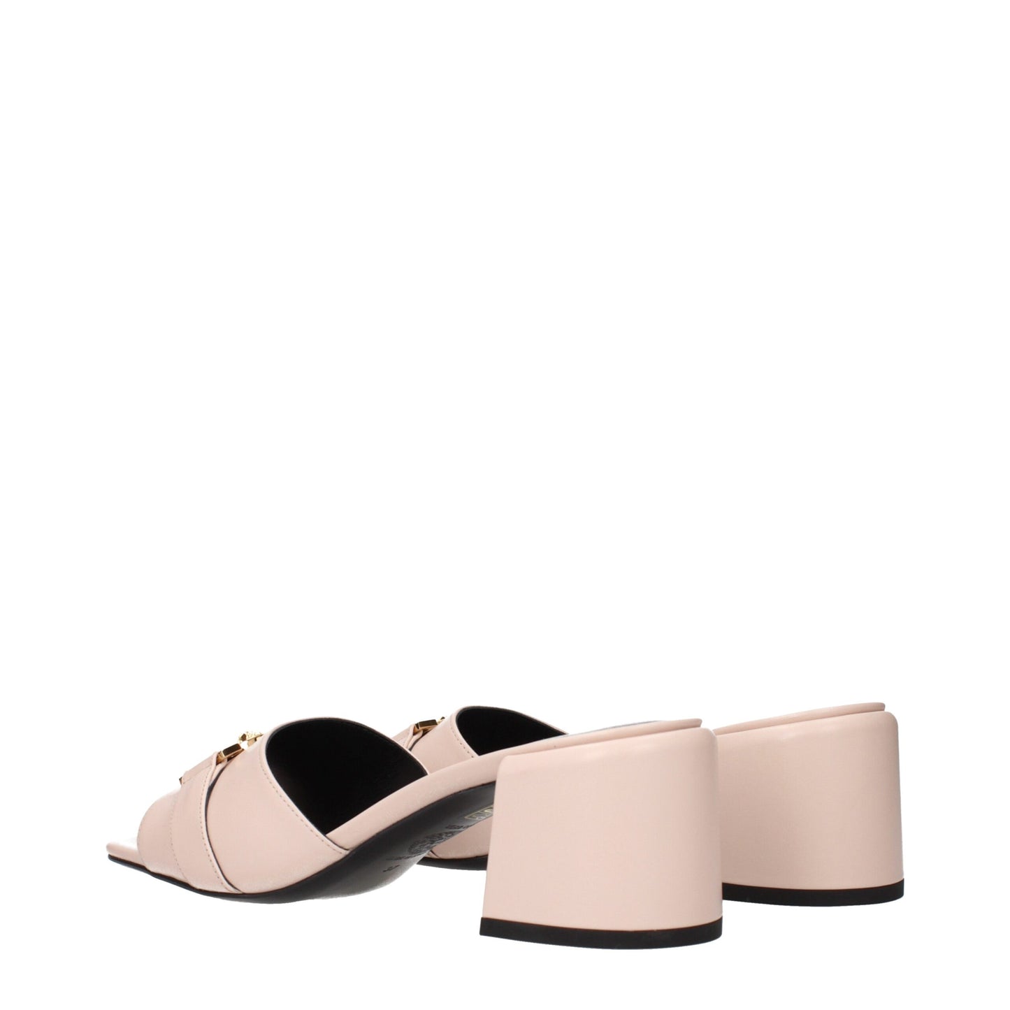Versace Pink Leather Platforms
