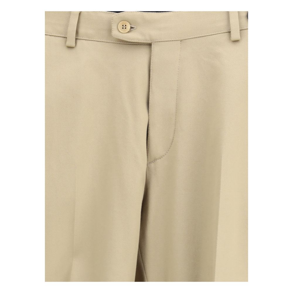 Brioni Bicolor Cotton Chino Pants