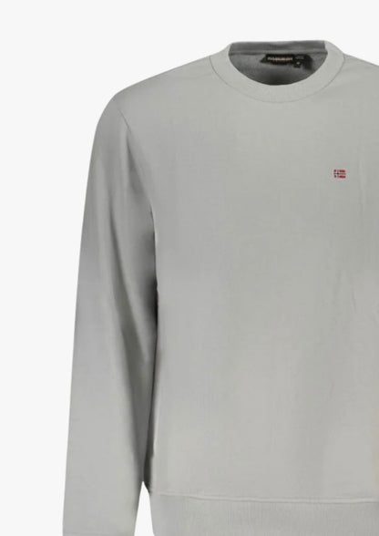 Napapijri Brown Cotton Men Sweater