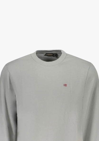 Napapijri Brown Cotton Men Sweater