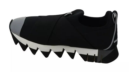 Dolce & Gabbana Black Shark Neoprene Stretch Sneakers Shoes (Copy)
