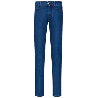 Jacob Cohen Blue Cotton Jeans & Pant