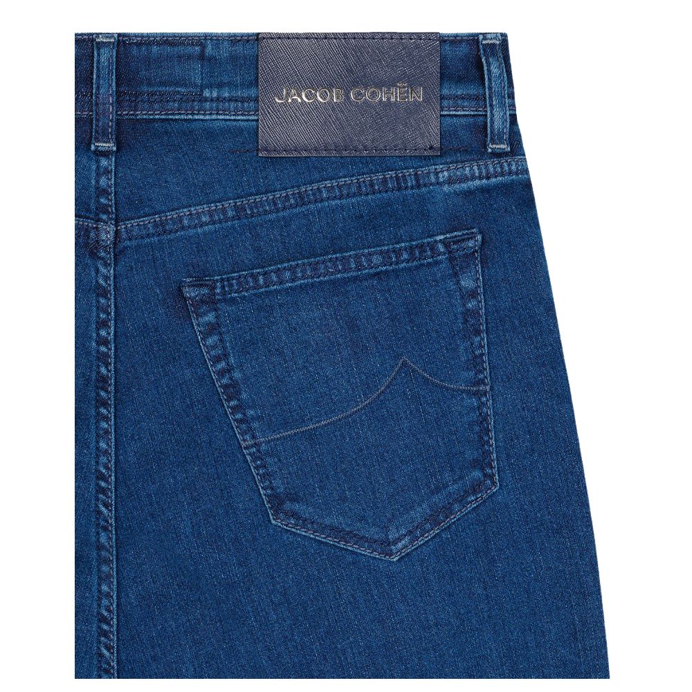 Jacob Cohen Blue Cotton Jeans & Pant
