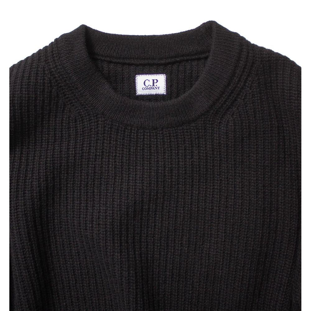 C.P. Company Black Wool Sweater