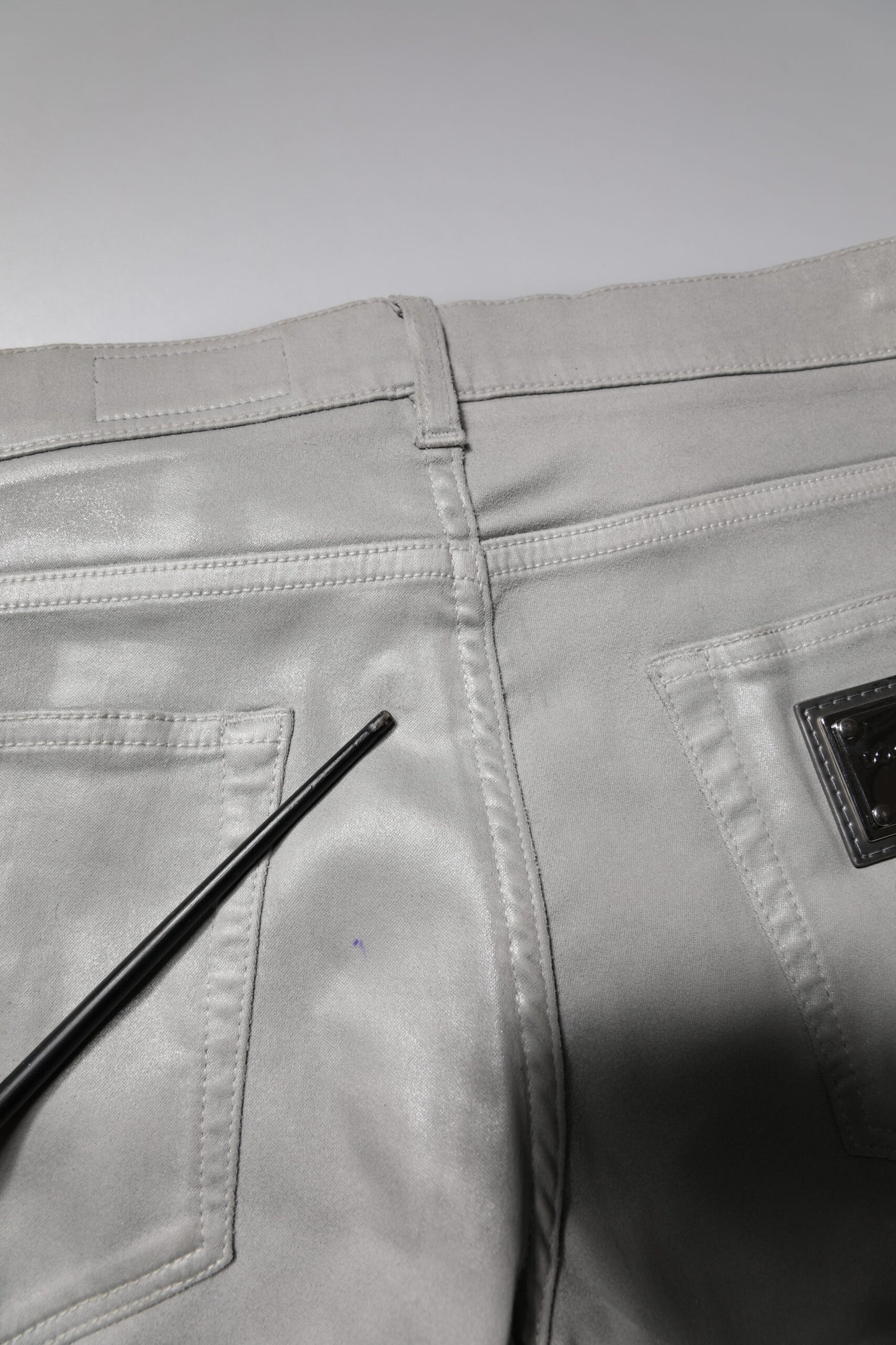 Dolce & Gabbana Gray Cotton Stretch Men Slim Fit Denim Jeans