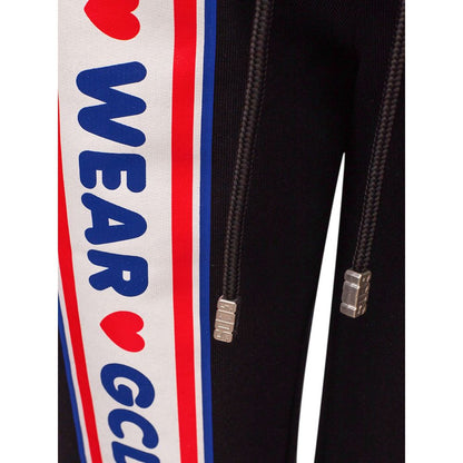 GCDS Black Cotton Jeans & Pant