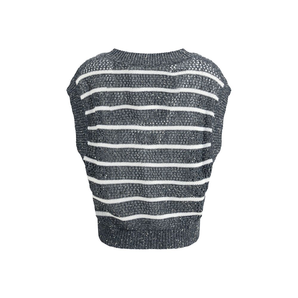 Brunello Cucinelli Striped Vest