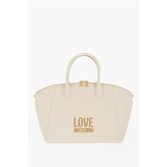Moschino Beige Polyethylene Tote Bag