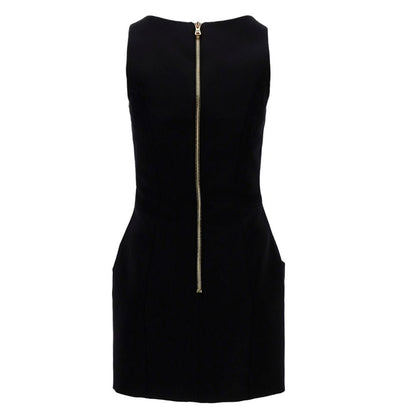 Balmain Black Wool Dress