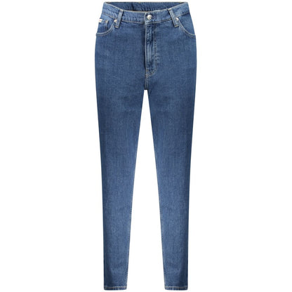 Calvin Klein Blue Cotton Jeans & Pant