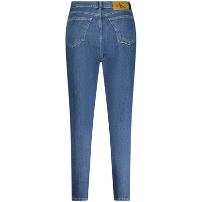 Calvin Klein Blue Cotton Jeans & Pant