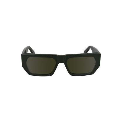 Calvin Klein Green Haircalf Men Sunglasses