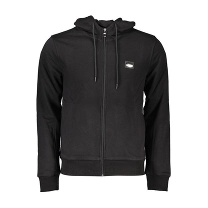Cavalli Class Black Cotton Sweater