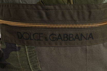 Dolce & Gabbana Exquisite Green Ostrich Leather Continental Wallet