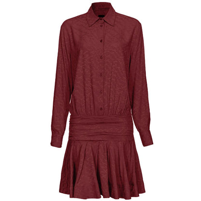 PINKO Red Haircalf Dress