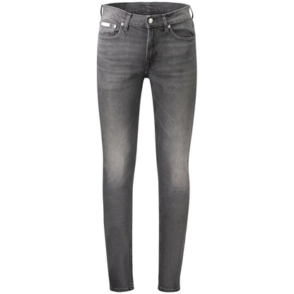 Calvin Klein Black Cotton Jeans & Pant
