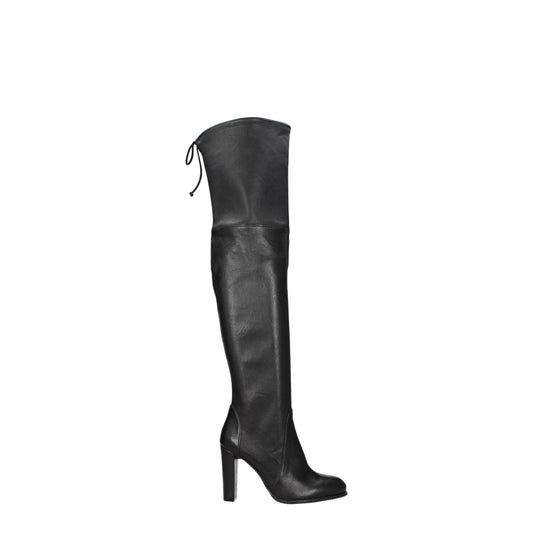 Stuart Weitzman Black Leather Boot