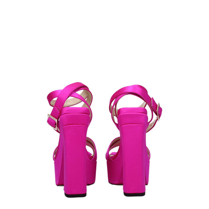 Jimmy Choo Pink Satin Sandal
