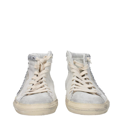 Golden Goose White Leather Sneakers
