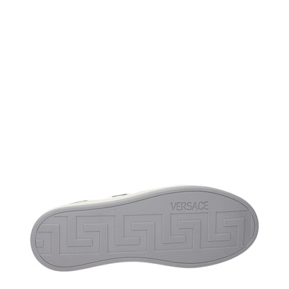 Versace White Leather Sneakers