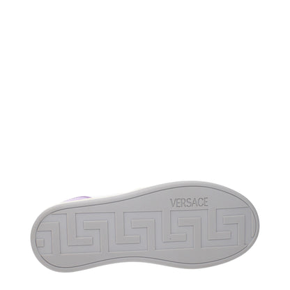 Versace White Leather Sneakers