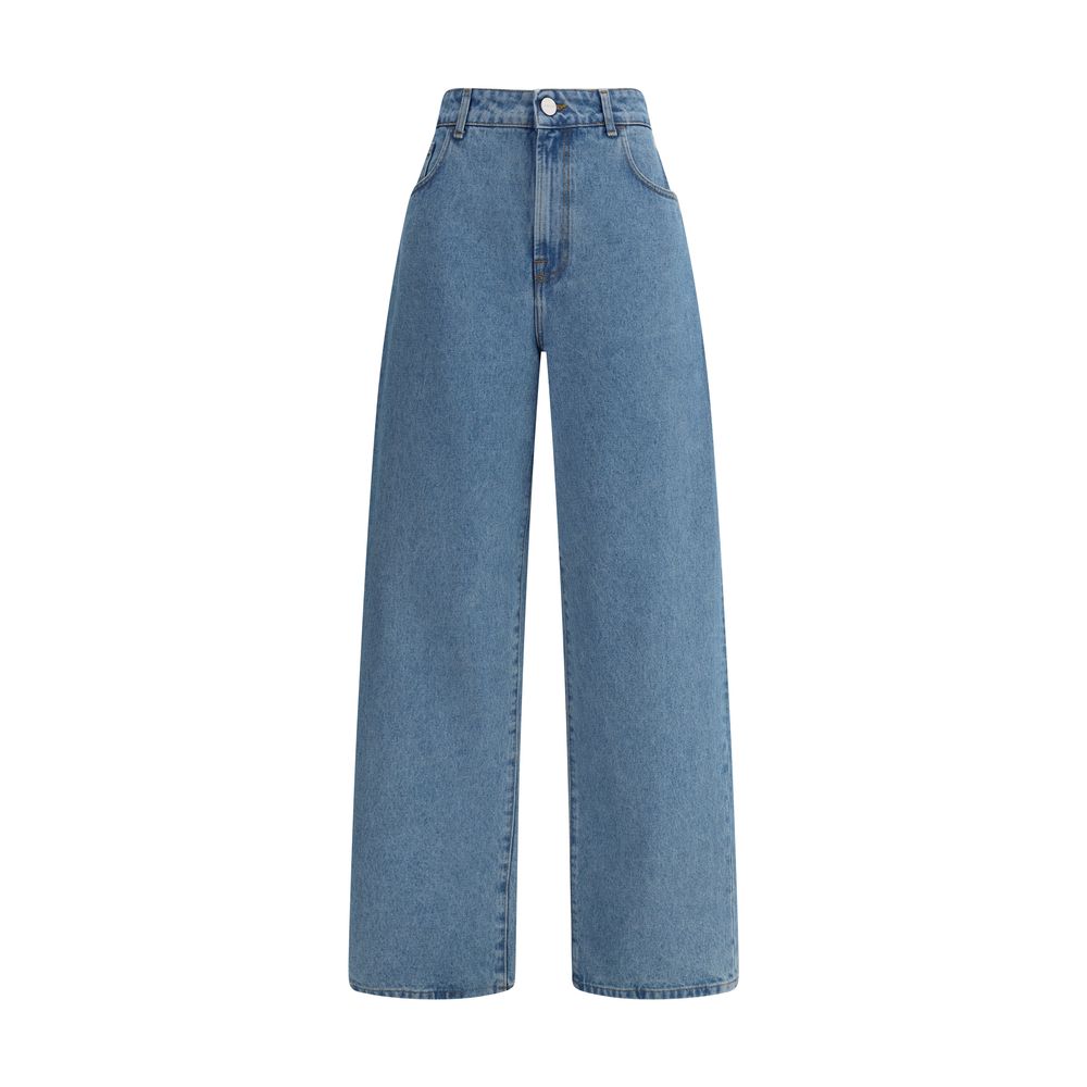 Rohe Blue Cotton Relaxed Fit Jeans (Copy)