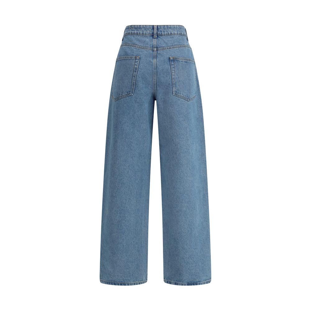 Rohe Blue Cotton Relaxed Fit Jeans (Copy)