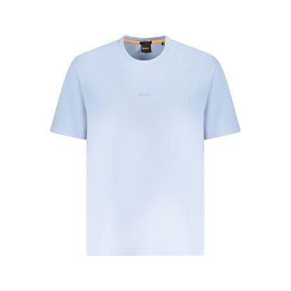 Hugo Boss Blue Cotton T-Shirt