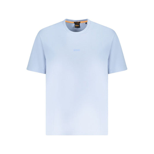 Hugo Boss Blue Cotton T-Shirt