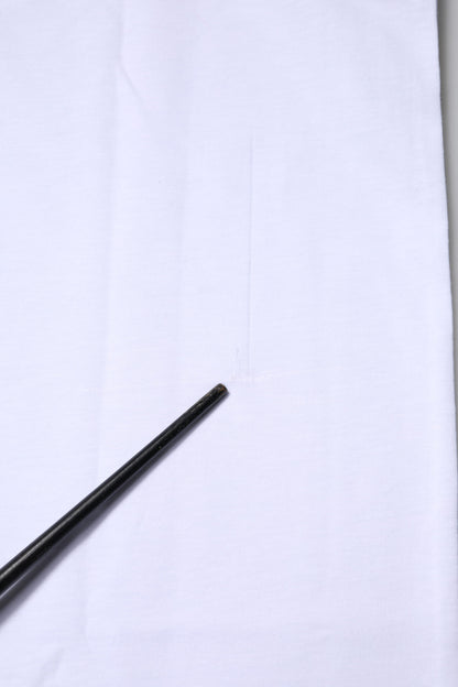 Dolce & Gabbana White Cotton Goodluck 2023 Crew Neck T-shirt