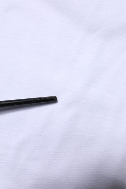 Dolce & Gabbana White Cotton Goodluck 2023 Crew NeckT-shirt