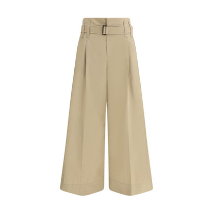 Brunello Cucinelli Pleated crop Pants