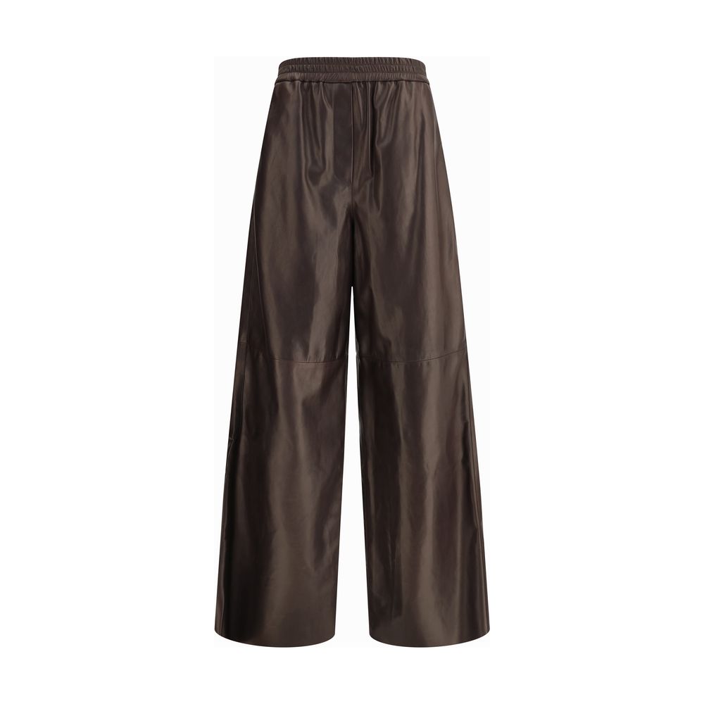 Giorgio Armani Lambskin nappa leather Pants