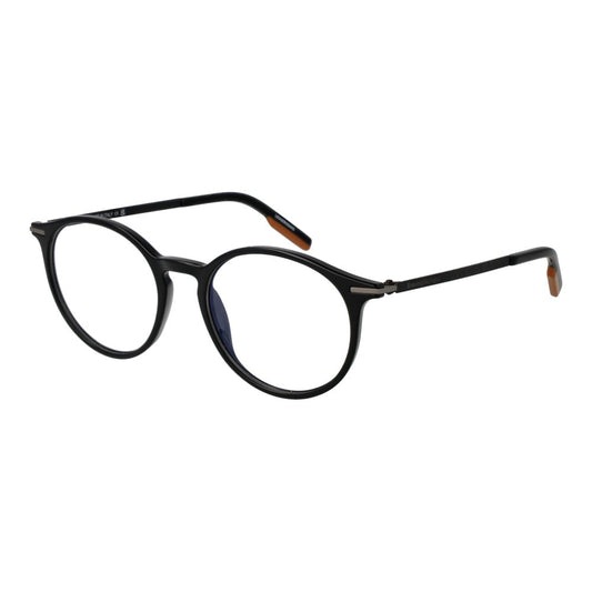 Ermenegildo Zegna Black Unisex Glasses Frame