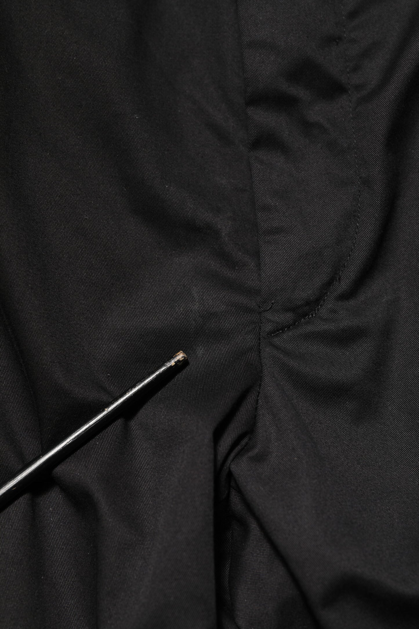 Dolce & Gabbana Black Cotton Tapered Men Formal Trousers Pants