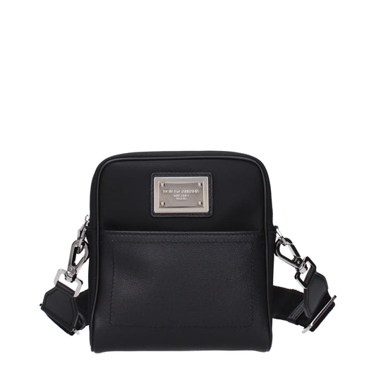 Dolce & Gabbana Black Fabric Crossbody Bags (Copy)