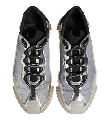 Dolce & Gabbana Multicolor Silver Logo Low Top NS1 Sneakers Shoes