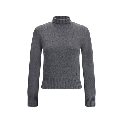 Ami Paris PULL COL CHEMINEE AMI DE COEUR